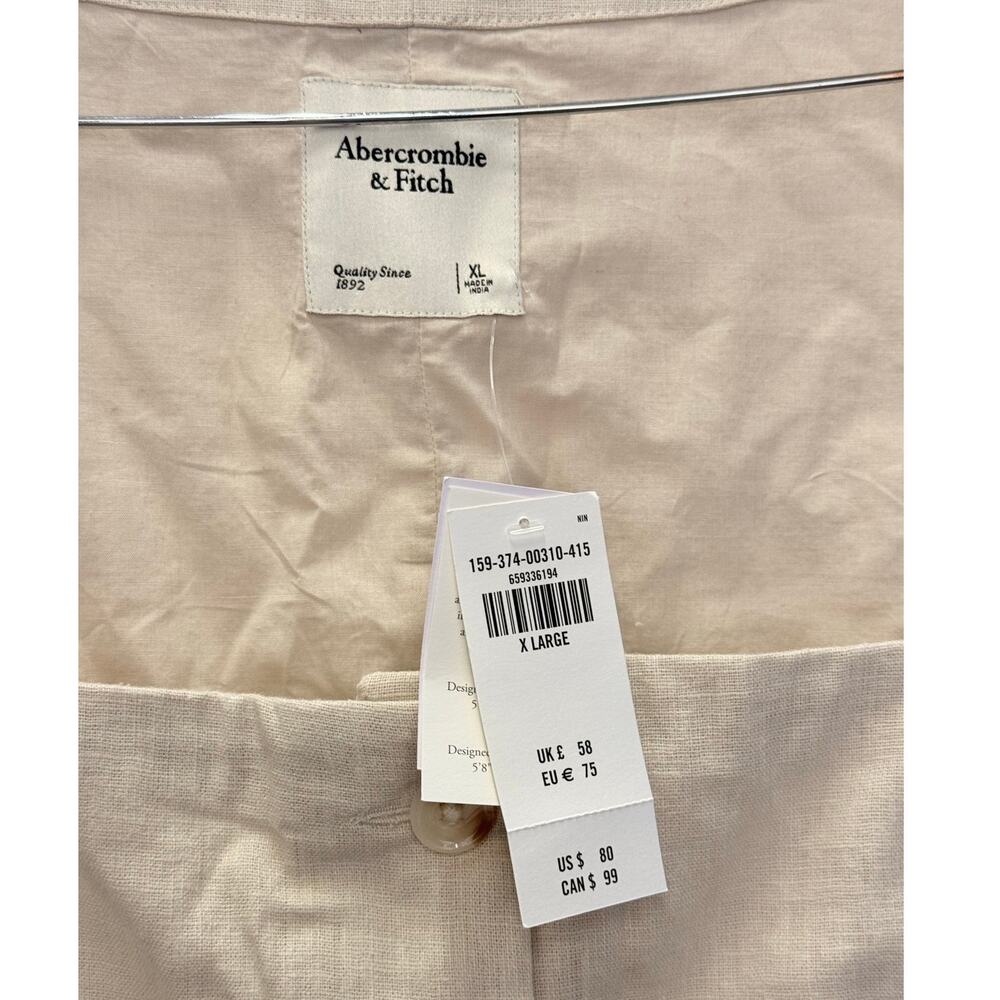 Abercrombie & Fitch | NEW The Mara Squareneck Linen-Blend Vest Mini Dress‎ - Picture 5 of 5